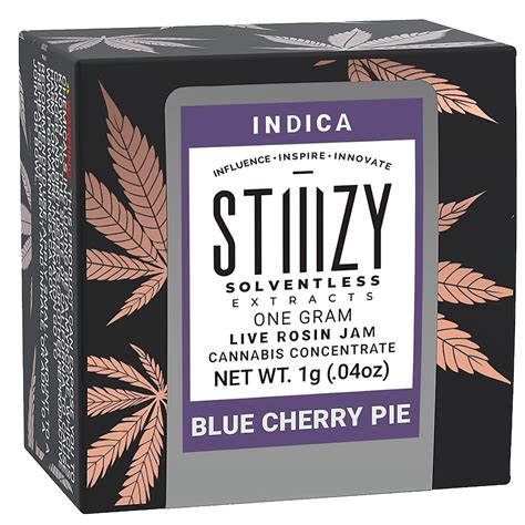 Stiiizy Blue Cherry Pie Live Rosin Jam 1g Leafly