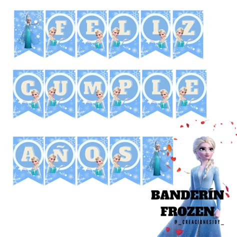 Top 121 Banderines De Feliz Cumpleaños De Frozen Cfdi Bbvamx