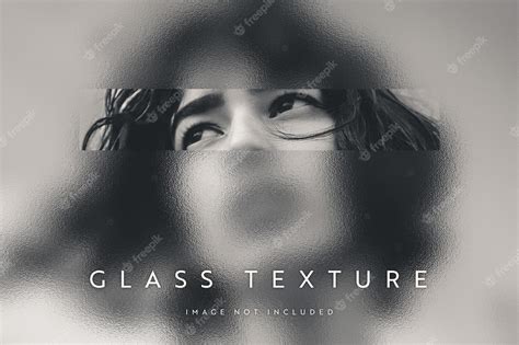 Premium Psd Frosted Glass Texture Psd Photo Effect