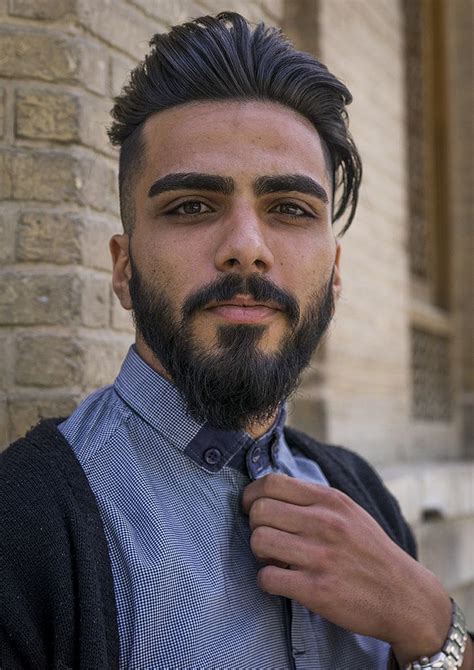 The best male haircuts are all about shape. Young Man With Western Haircut In The Bazaar, Isfahan ...