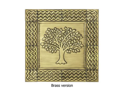 Majestic Tree Of Life Set Of 13 Handmade Tiles 100 Etsy
