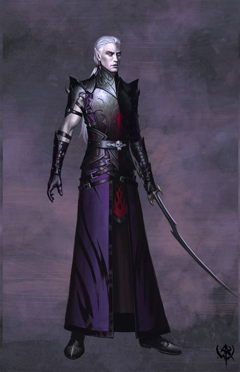Dark Elf Medieval Fantasy Characters Fantasy Character Art Rpg