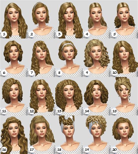 Natural Hair Recolor Dump Ft Athena Greenwood By Maladi777 More Curly