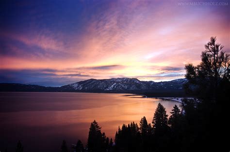 Heavenly Mountain Sunrise Lake Tahoe California