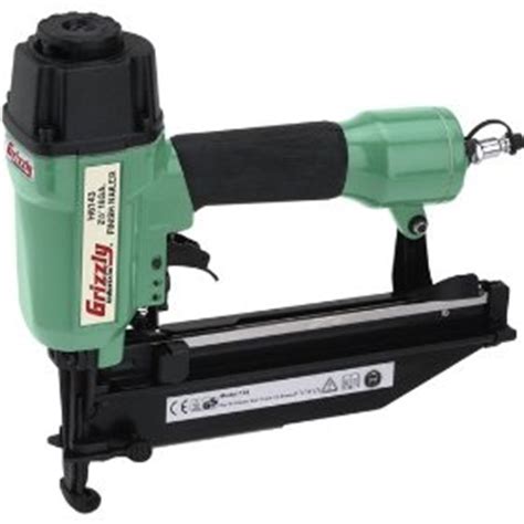 Use a level to check that the marks for each section of chair rail are level. Grizzly Nail Guns