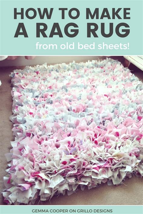 How To Make A Diy Rag Rug Using Old Bedding