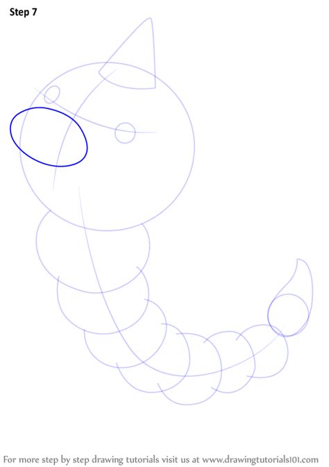 How To Draw Weedle From Pokemon Pokemon Step By Step