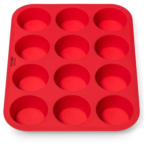 Buy Ovenart Bakeware Silicone Muffin Cupcake Pan 12 Cup Online At