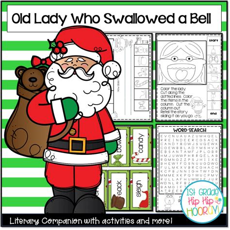 Old Lady Who Swallowed A Bell First Grade Hip Hip Hooray