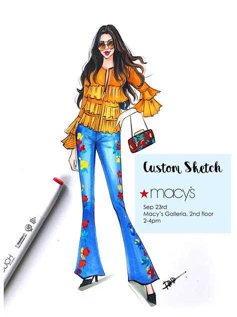 Live Sketch At Macy S Fall Fashion Event — Fashion And Beauty Illustrator Rongrong Devoe