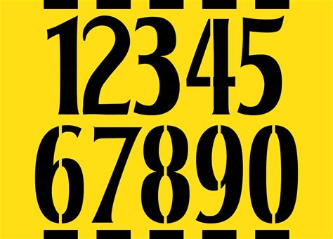 9 Best Images Of 1 Inch Printable Numbers 2 Inch Number Stencils
