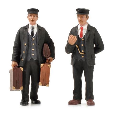 Porter And Station Master 16MM SCALE Garden Railway Specialists Tel