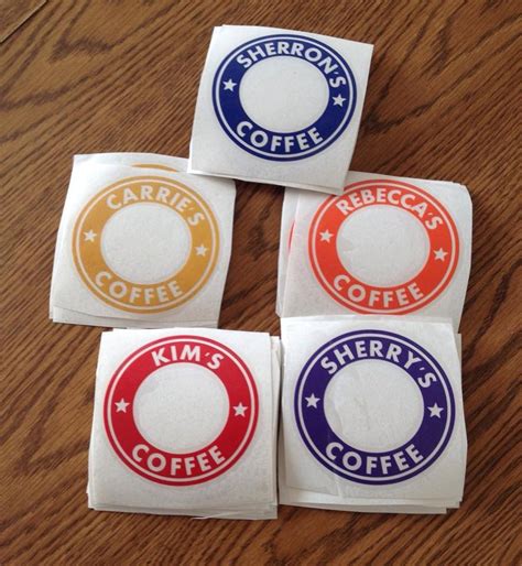Personalized Coffe2go Cups Starbucks Cup Stickers Starbucks Vinyl