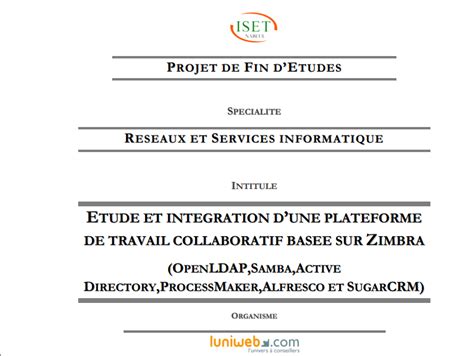 Pdf Exemple De Rapport Pfe Informatique Pdf Télécharger Download