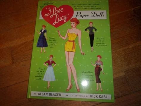 The Official I Love Lucy Paper Dolls By Allan Glaser Antique Price