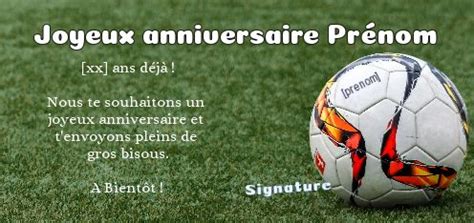 Carte anniversaire gratuite à imprimer garcon 8 ans. Carte anniversaire garçon 10 ans foot - existeo.fr