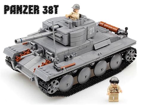 German Panzer 38t Custom Tank Compatible Lego From World War Ii