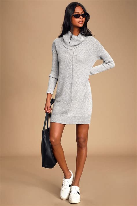 Tea Reader Light Grey Sweater Dress In 2021 Sweater Dress Grey