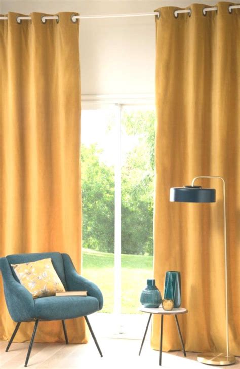 Savora Mustard Yellow Velvet Curtain Velvet Curtains Curtains Home