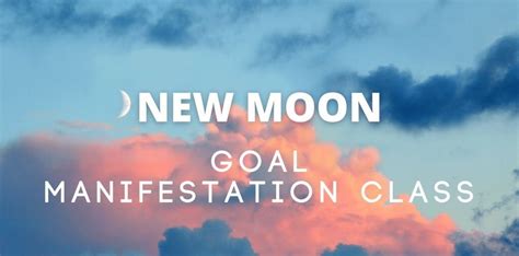 New Moon Goal Manifestation Vision Board Workshop