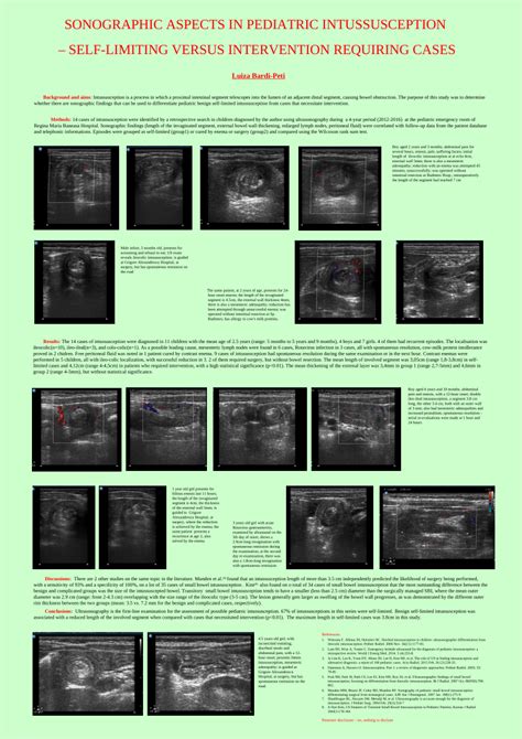 Pdf P192 Sonographic Aspects In Paediatric Intussusception Self