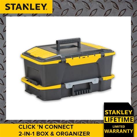 Stanley Stst19900 Click ‘n Connect 2 In 1 Box And Organizer Lifetime