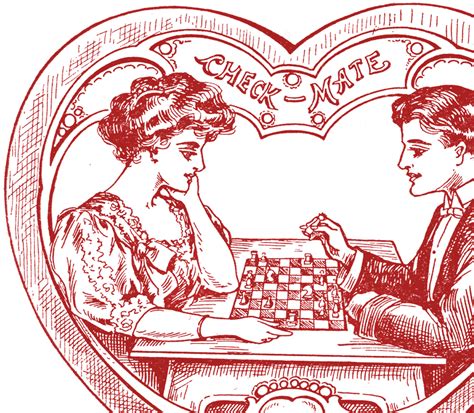 Victorian Heart Valentines The Graphics Fairy