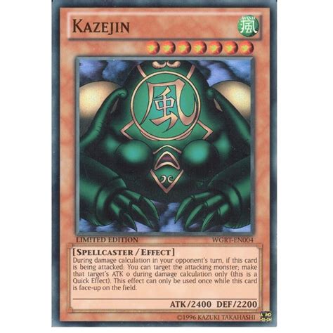 Yu Gi Oh Trading Card Game Yu Gi Oh Kazejin Super Rare Wgrt En004