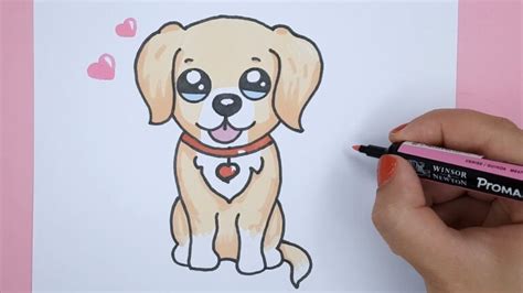 How To Draw A Cute Puppy Easy