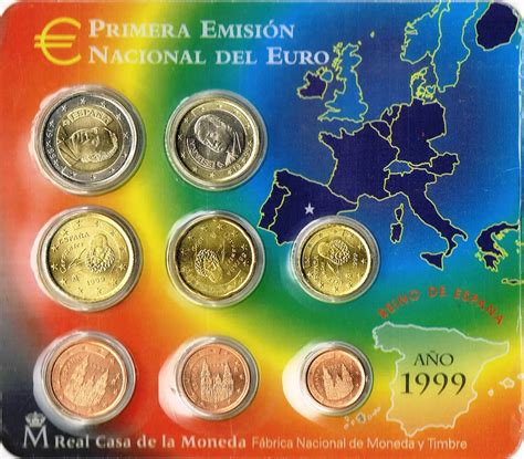 Espagne Série Euro 1999 Pieces Eurotv Le Catalogue En Ligne Des
