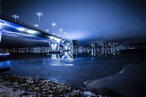1920x1080px 1080p Free Download Bridge City Led Light Lights