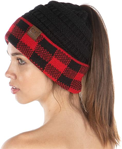 Funky Junque E1 82mb 0642 Exclusives Beanietail Messy Bun Ponytail Hat