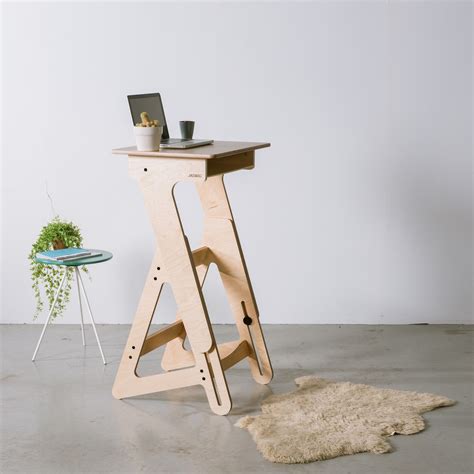 New Wooden Standing Desk Is Scandinavian Inspired And Totally Cute