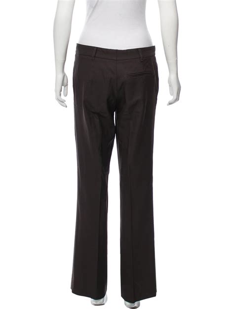 Brown Derek Lam Pants With Dual Pockets At Sides Wide Leg And