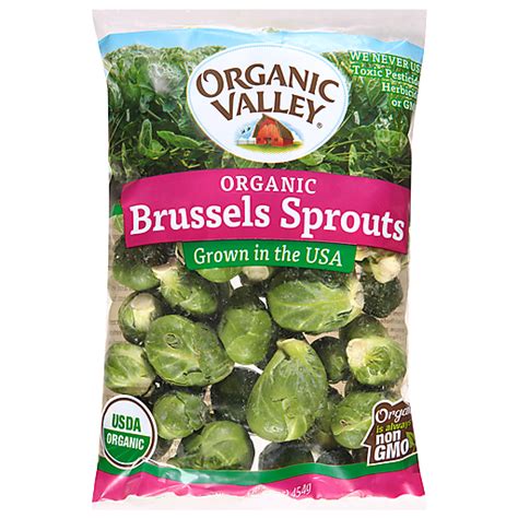 Organic Valley Organic Brussels Sprouts 1 Lb Brussel Sprouts