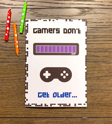Customize the characters' faces, upload your favorite pictures, and add your warmest. Video Gamer Pixel Happy Birthday | Greeting card video ...