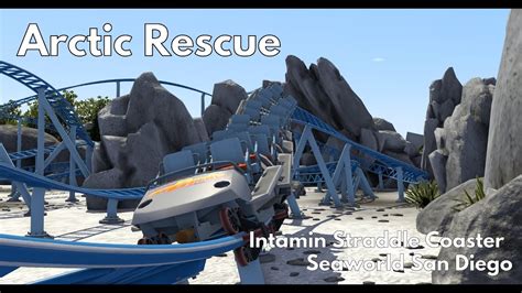 Arctic Rescue Seaworld San Diego 2023 Coaster Intamin Straddle