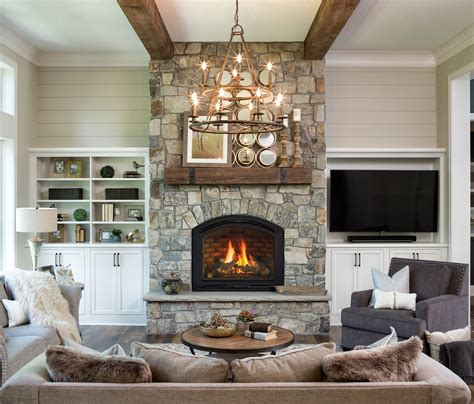 Inviting And Cozy The Focal Point Of This Modern Farmhouse Living Room