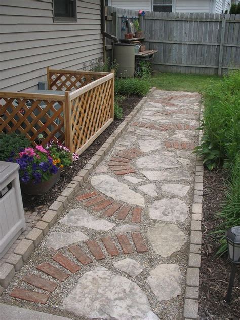 30 Awesome Small Garden Ideas With Stone Path Garden Walkway