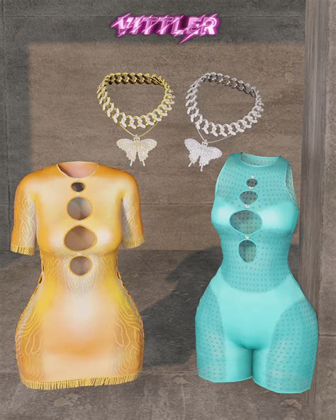 Vittler — Jetta Set Sims 4 Dressjumpsuitchain 💖 More