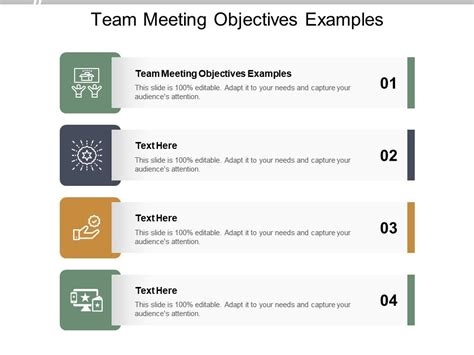 Team Meeting Objectives Examples Ppt Powerpoint Presentation