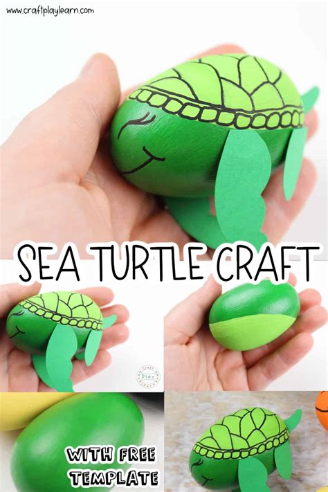 Easy Sea Turtle Craft For Kids Craft Play Learn
