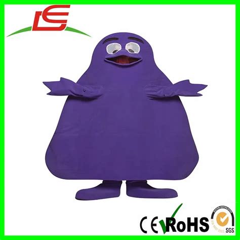 Hot Sale Cartoon Character Purple Monster Grimace Mascot Costume Buy