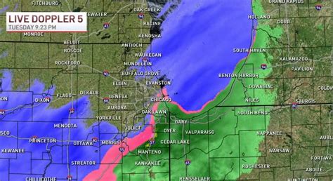 Chicago Radar Track The Winter Storm With Live Doppler 5 Nbc Chicago