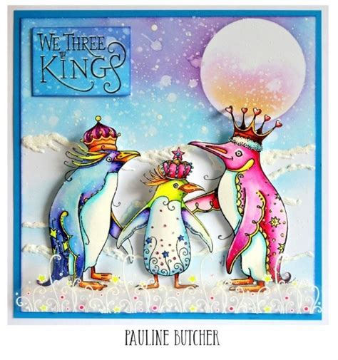 Pink Ink Designs A5 Clear Stamp Set We Three Kings Pi037 From Joanna