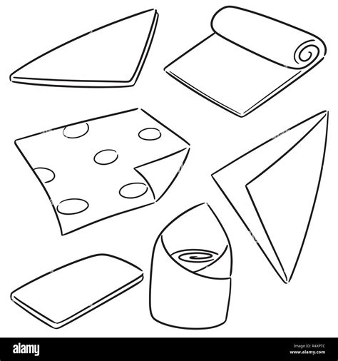 Vector Set Of Napkin Stock Vector Image And Art Alamy