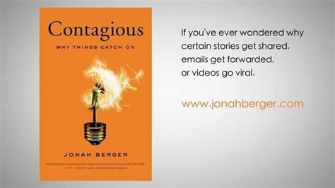Contagious Why Things Catch On By Jonah Berger Book Review Girls In Marketing