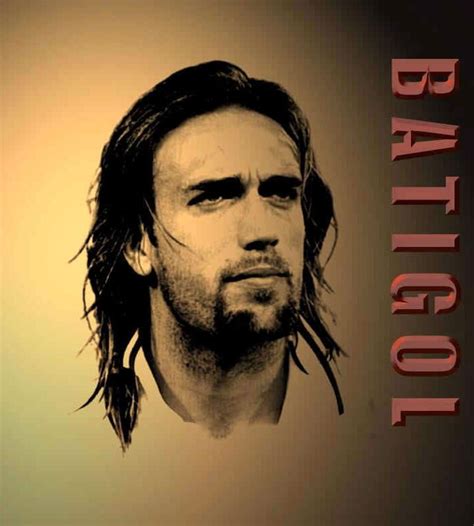 Tap the icon to send it instantly. Batistuta.