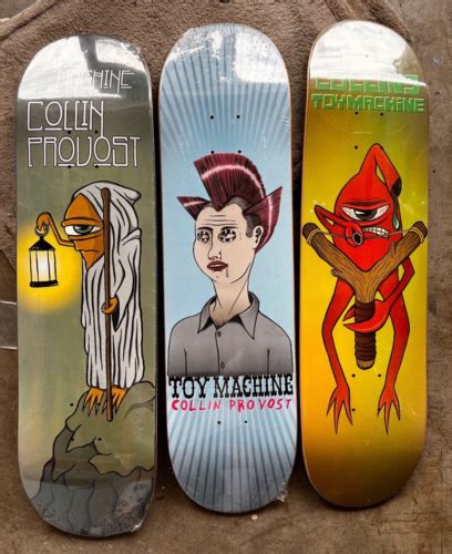 Toy Machine Skateboard Decks Colin Provostcj Collins Ebay