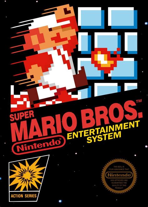 Super Mario Bros Nes Cover Poster Print By Pixltees Inc Displate